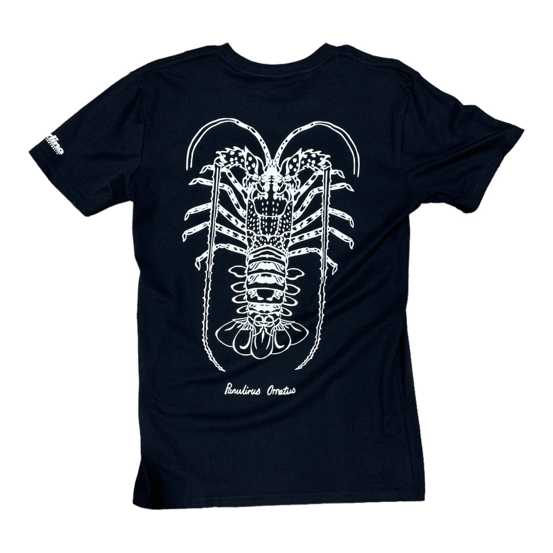 Crayfish T-shirt Black - Spearfishing Superstore