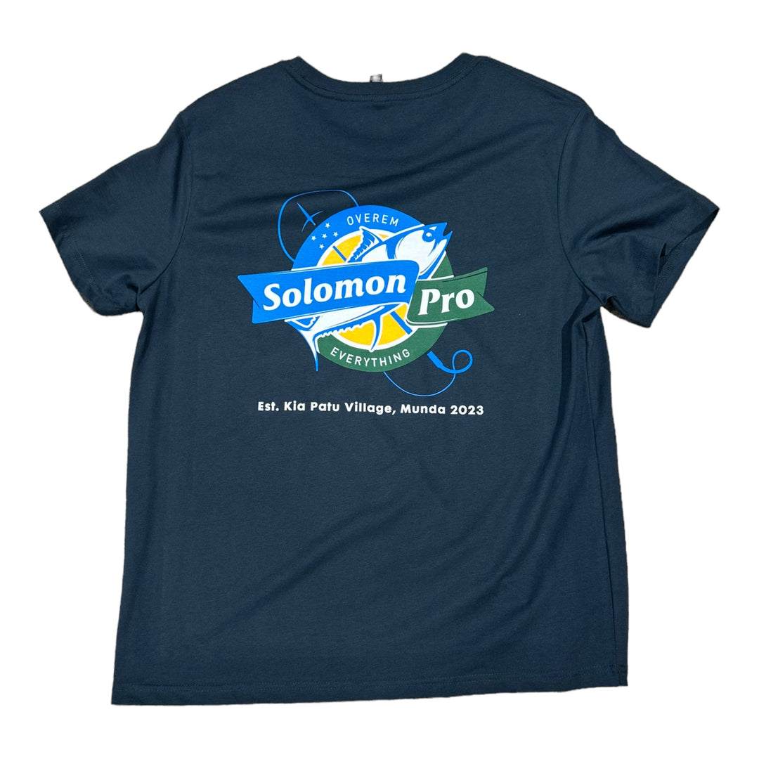 Solomon Pro T-Shirt Navy Womens - Spearfishing Superstore