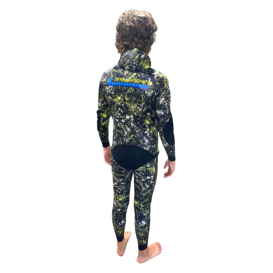 2 Piece Reef Hunter 2.5mm Wetsuit Green - Spearfishing Superstore