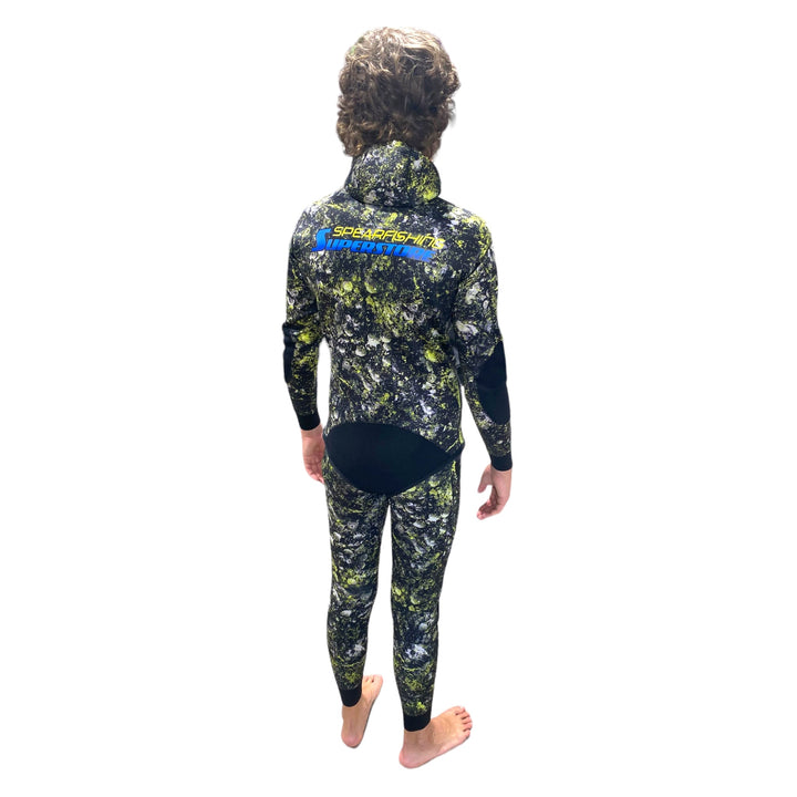 2 Piece Reef Hunter 2.5mm Wetsuit Green - Spearfishing Superstore