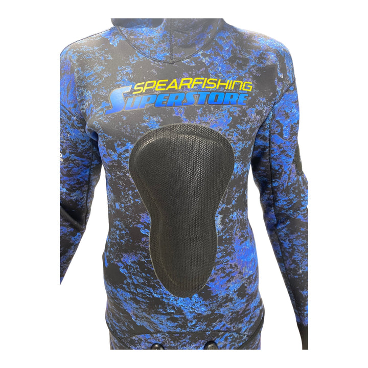2 Piece Reef Hunter 2mm Wetsuit Blue - Spearfishing Superstore